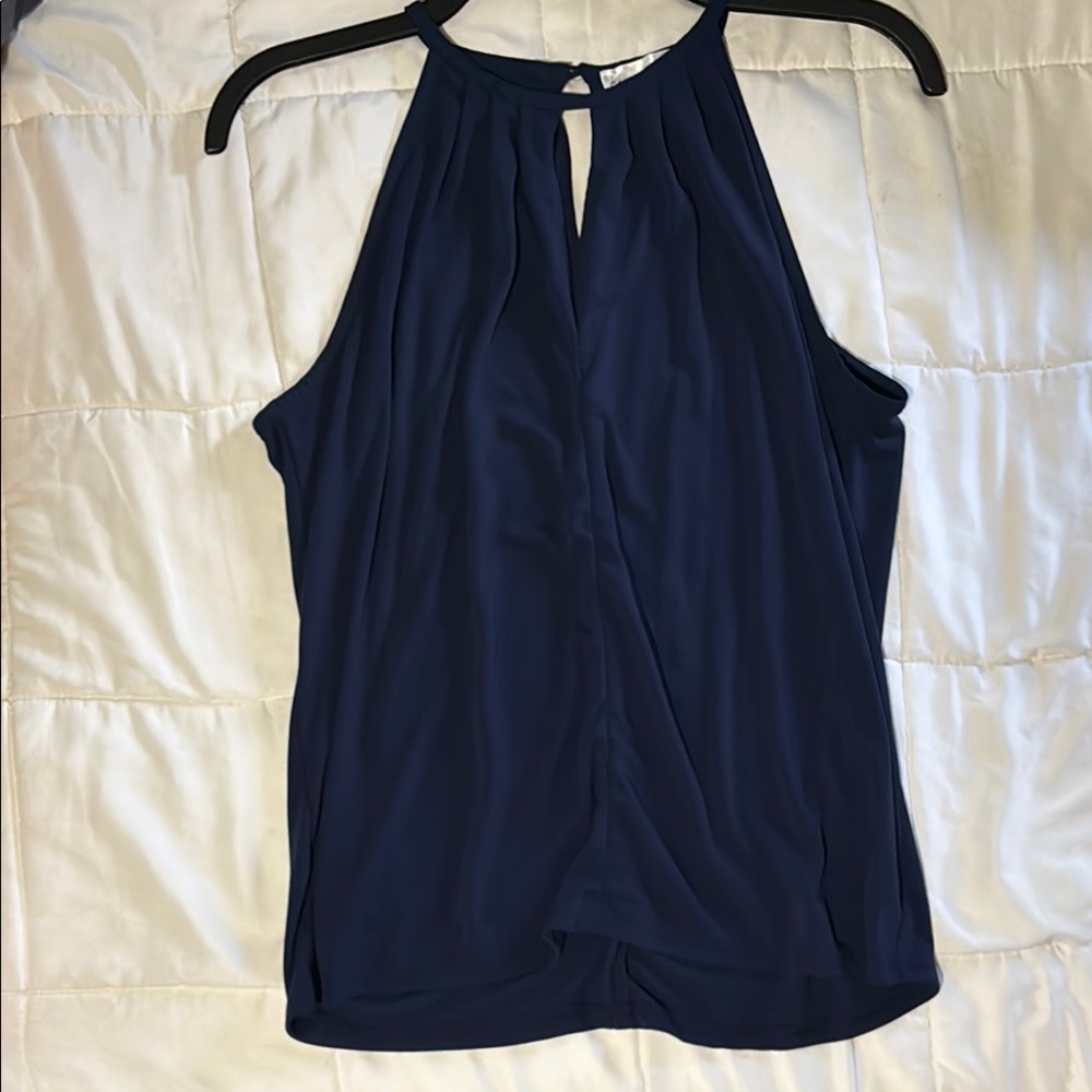 Chelsea & Theodore Blue Tank Top